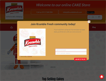 Tablet Screenshot of krumblefresh.com